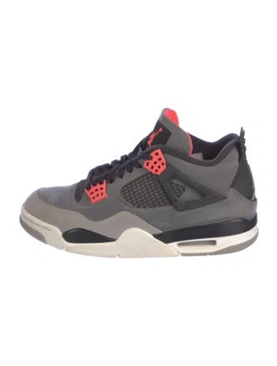 Pre-owned Jordan Nubuck Sneakers In Gray
