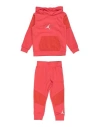 Jordan Off Court Flight Po Set Toddler Boy Tracksuit Tomato Red Size 6 Cotton, Polyester In Tomato Red