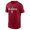 Jordan Oklahoma 2-hit Stacked Nike Men's College T-shirt In Red