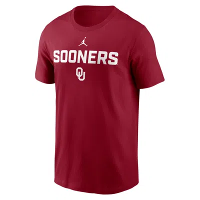 Jordan Oklahoma Campus 2-hit Nike Men's College T-shirt In Red
