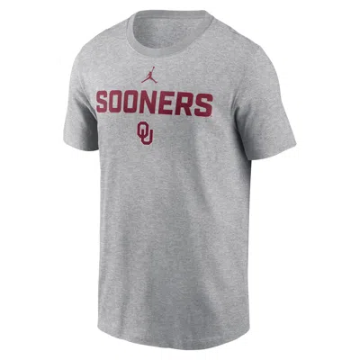 Jordan Oklahoma Campus 2-hit Nike Men's College T-shirt In Gray