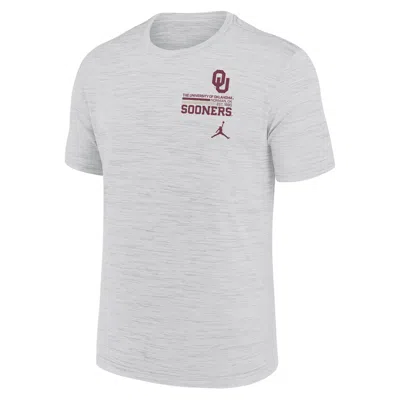 Jordan Oklahoma Campus Chest Stack Velocity Nike Men's Dri-fit College T-shirt In Black