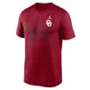 Jordan Oklahoma Campus Legend Shadow Logo Nike Men's Dri-fit College T-shirt In Red