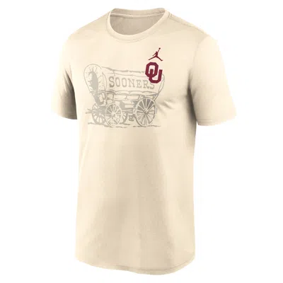 Jordan Oklahoma Campus Legend Shadow Logo Nike Men's Dri-fit College T-shirt In Neutral