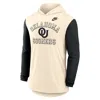 Jordan Oklahoma Legacy Nike Men's Dri-fit College Long-sleeve Hooded T-shirt In Brown