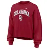 Jordan Oklahoma Phoenix Arch Nike Women's College Pullover Crew In Red