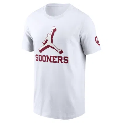 Jordan Oklahoma Primetime Campus 2-hit Swoosh Nike Men's College T-shirt In Gray