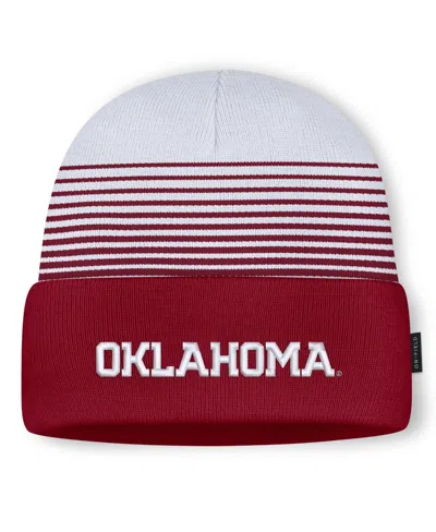 Jordan Oklahoma Sooners On-field Utility Cuffed Knit Hat In Multi