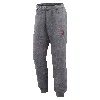 Jordan Men's Heather Gray Oklahoma Sooners Primetime Club Fleece Jogger Pants In Grey