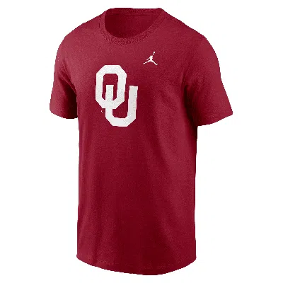JORDAN OKLAHOMA SOONERS PRIMETIME LOGO NIKE MEN'S COLLEGE T-SHIRT,1015587614