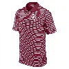 Jordan Men's Oklahoma Sooners Primetime Victory Striped  Dri-fit College Polo In Red