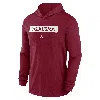 Jordan Men's Oklahoma Sooners Sideline  Dri-fit College Long-sleeve Hooded Top In Red