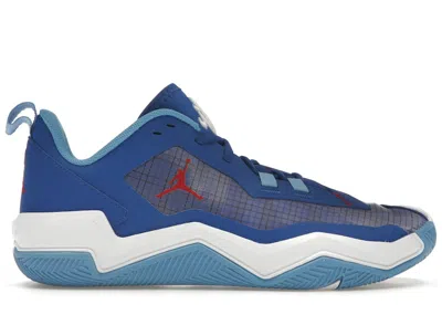 Pre-owned Jordan One Take 4 Sneakers In Game Royal/university Red In Multi
