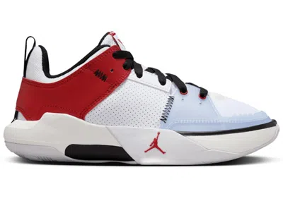 Pre-owned Jordan One Take 5 Gym Red Sneakers In White/sail/black