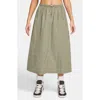 Jordan Parachute Skirt In Green