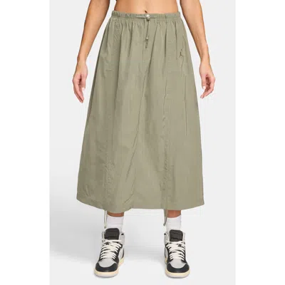 Jordan Parachute Skirt In Green