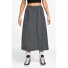 Jordan Parachute Skirt In Gray