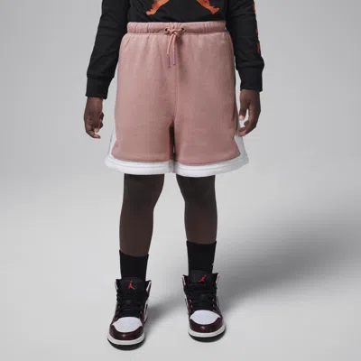 Jordan Paris Saint-germain Big Kids' Brooklyn Fleece Graphic Shorts In Pink