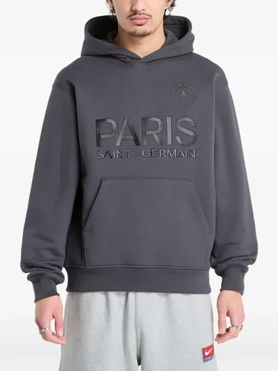 Jordan Paris Saint-germain Hoodie In Gray