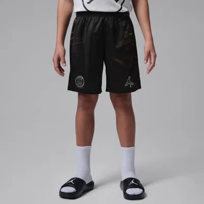 Jordan Kids' Paris Saint-germain 2026 Stadium Night Edition  Dri-fit Soccer Replica Shorts In Black