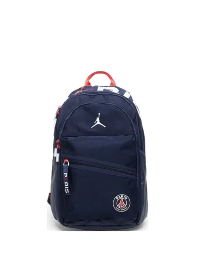Jordan Paris Saint-germain Logo-patch Backpack In Blue