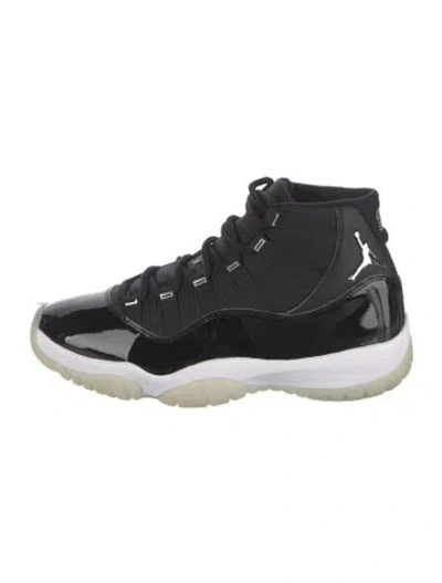 Pre-owned Jordan Patent Leather Athletic Sneakers In Black