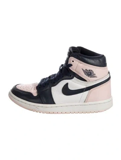Pre-owned Jordan Patent Leather Athletic Sneakers In Pink