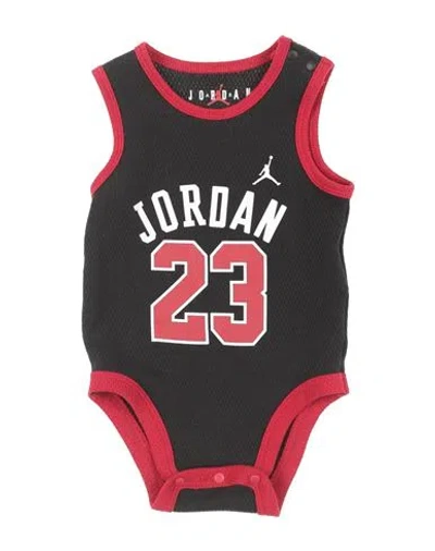 Jordan Pc Mesh Jersey Box Set Newborn Boy Baby Accessories Set Black Size 0 Cotton
