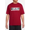 Jordan Photo Graphic T-shirt In Red