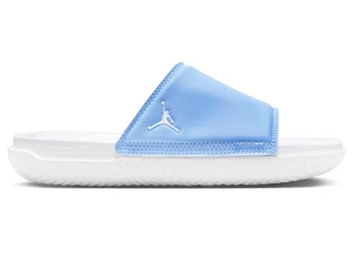 Pre-owned Jordan Play Slide Sneakers In University Blue/white