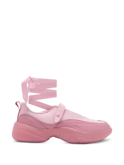 Jordan Pointe Ribbon-tie Sneakers In Pink