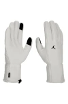 Jordan Polartec® Fleece Tech Gloves In Gray
