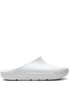Jordan Post Paint-splatter Slides In White