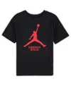 JORDAN PRESCHOOL BLACK CHICAGO BULLS ESSENTIAL JUMPMAN T-SHIRT