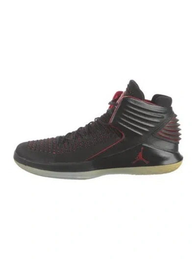 Pre-owned Jordan Printed Sneakers In Black