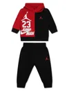 Jordan Printed Tracksuit Set In Black