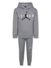 Jordan Printed Tracksuit Set In Grey