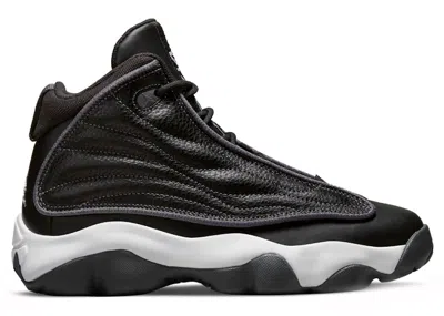 Pre-owned Jordan Pro Strong Anthracite Sneakers In Black/white/metallic Dark Grey