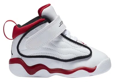 Pre-owned Jordan Pro Strong Red Sneakers In White/black/gym Red