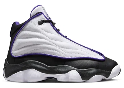 Pre-owned Jordan Pro Strong Sneakers In White/black/electro Purple In Multi