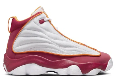 Pre-owned Jordan Pro Strong Sneakers In White/cardinal Red/vivid Orange