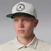 Jordan Pro Structured Dri-fit Flat-brim Golf Hat In Gray