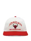 Jordan Pro Unstructured Flat-bill Cap In White
