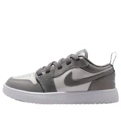 Jordan (ps) Air  1 Low Alt Se 'flat Pewter Photon Dust White' In Gray