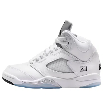 Jordan (ps) Air  5 Retro 'white Metallic' In Multi