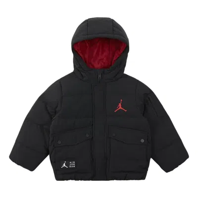 Jordan Kids' (ps) Air  Air Puffer Jacket 'black Red'