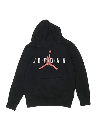 Pre-owned Jordan Kids' Pullover Hoodie In Black