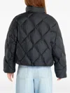 Jordan Quilted Puffer Jacket In Black