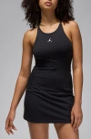 Jordan Racerback Jersey Minidress In Black