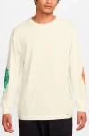 Jordan Rare Air Distressed Long Sleeve Graphic T-shirt In White